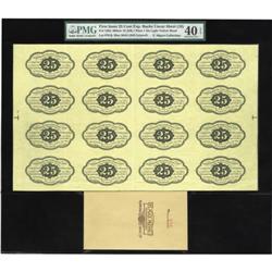 Fr. 1282 Milton 1E25R.1 25¢ First Issue Backs