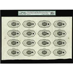 Milton 1E.50R.3 50¢ First Issue PMG Choice Very