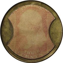 HB-6 EP-32a Scott-3 Three Cent Ayer's Cathartic