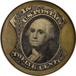 HB-11 EP-135 Scott-6 12¢ Ayer's Cathartic Pills