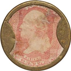 HB-18 EP-33 Scott-9 3¢ Take Ayer's Pills Very