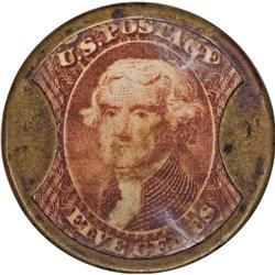 HB-33 EP-63 Scott-16 5¢ Ayer's Sarsaparilla