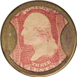 HB-45 EP-36 Scott-22 3¢ Bailey & Co. Extremely