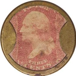 HB-45 EP-36 Scott-22 3¢ Bailey & Co. Extremely