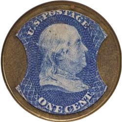 HB-50 EP-6 Scott-26a 1¢ Joseph L. Bates Fancy