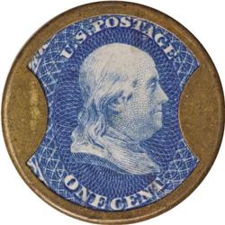 HB-62 EP-7 Scott-31 1¢ Brown's Bronchial Troches