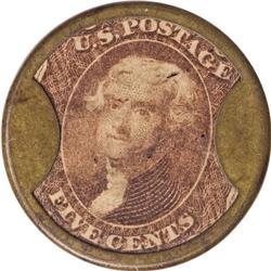 HB-64 EP-67 Scott-33 Reed-BT05 5¢ Brown's