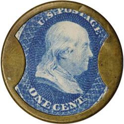 HB-67 EP-8 Scott-38 1¢ F. Buhl & Co. Extremely