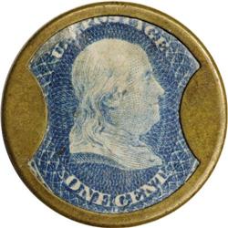 HB-67 EP-8 Scott-38 1¢ F. Buhl & Co. Choice