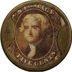 HB-69 EP-68 Scott-40 1¢ F. Buhl & Co. Very