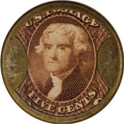 HB-75 EP-69 Scott-46 5¢ Burnett's Cocoaine About