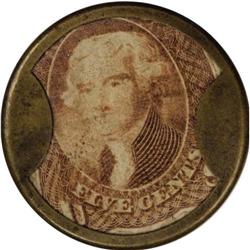 HB-75 EP-69 Scott-46 Reed-BK05 5¢ Burnett's