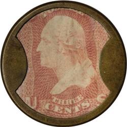 HB-82 EP-40 Scott-53 3¢ Burnett's Standard