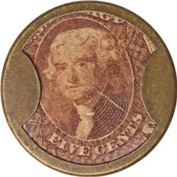 HB-102 EP-74 Scott-72 5¢ Drake's Plantation