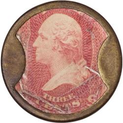 HB-117 EP-44 Scott-85 3¢ G.G. Evans Extremely