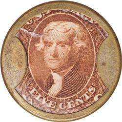 HB-122 EP-77 Scott-90 5¢ Gage Brother & Drake