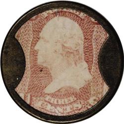 HB-130 EP-47 Scott-95a 3¢ J. Gault Ribbed Frame