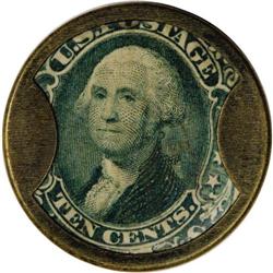 HB-134 EP-117 Scott-97a 10¢ J. Gault Ribbed