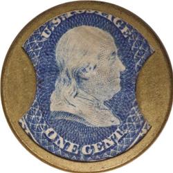 HB-176 EP-21 Scott-129 1¢ Mendum's Family Wine