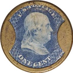 HB-176 EP-21 Scott-129 1¢ Mendum's Family Wine