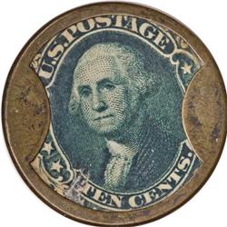 HB-237 EP-134 Scott-181 10¢ White the Hatter