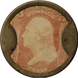 3¢ Lord & Taylor "Romain" Counterfeit.
