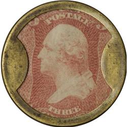 3¢ Kirkpatrick & Gault "Romain" Counterfeit.