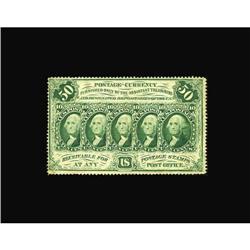 Fr. 1311 50c First Issue Extremely Fine.