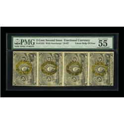 Fr. 1233 5c Second Issue PMG About Uncirculated