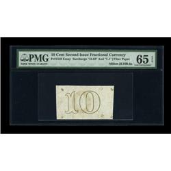 Milton 2E10R.4a 10¢ Second Issue PMG Gem