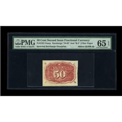 Milton 2E50R.4b 50¢ Second Issue Experimental