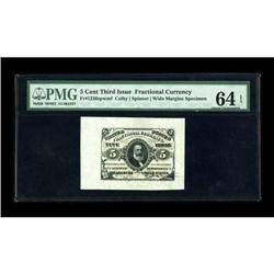 Fr. 1236sp 5c Third Issue PMG Choice