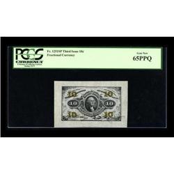 Fr. 1251sp 10c Third Issue PCGS Gem New 65PPQ.
