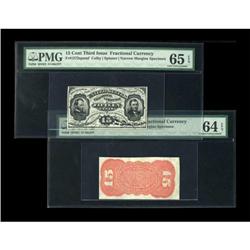 Fr. 1272SP 15c Third Issue PMG Gem Uncirculated