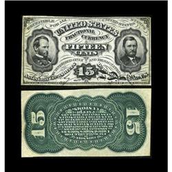 Fr. 1272SP 15c Third Issue Narrow Margin Pair