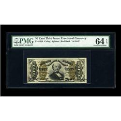 Fr. 1328 50c Third Issue Spinner PMG Choice