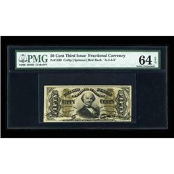 Fr. 1328 50c Third Issue Spinner PMG Choice