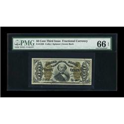 Fr. 1339 50¢ Third Issue Spinner Type II PMG Gem