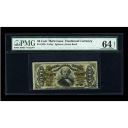 Fr. 1339 50c Third Issue Spinner Type II PMG