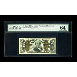 Fr. 1340 50¢ Third Issue Spinner Type II PMG