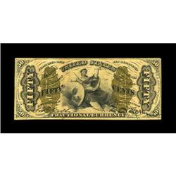 Fr. 1346 50c Third Issue Justice New.