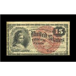 Fr. 1267 15c Fourth Issue Extremely Fine.