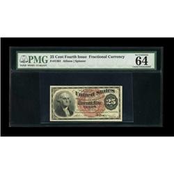 Fr. 1301 25¢ Fourth Issue PMG Choice