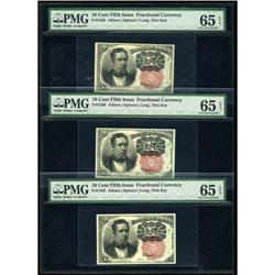 Fr. 1265 10c Fifth Issue PMG Gem Uncirculated 65