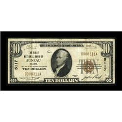 Juneau, AK - $10 1929 Ty. 1 The First NB Ch. #