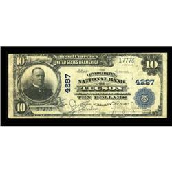 Tucson, AZ - $10 1902 Plain Back Fr. 628 The