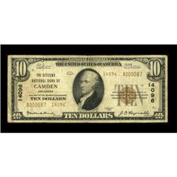 Camden, AR - $10 1929 Ty. 2 The Citizens NB Ch.