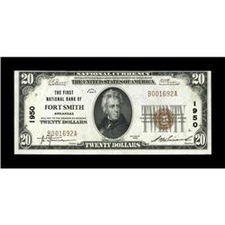 Fort Smith, AR - $20 1929 Ty. 1 The First NB Ch.
