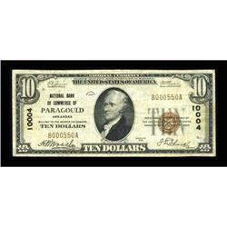 Paragould, AR - $10 1929 Ty. 1 NB of Commerce
