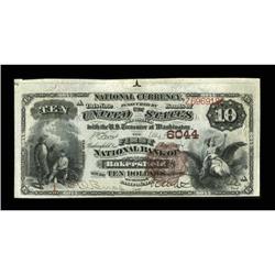 Bakersfield, CA - $10 1882 Brown Back Fr. 490